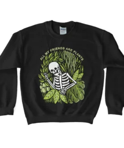 Wicked Clothes Bones Plant Friends Sweatshirt