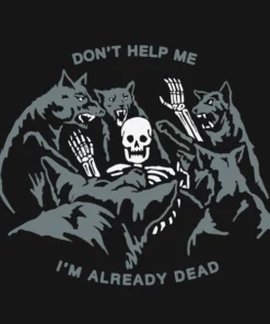 Wicked Clothes I'm Already Dead Shirt Bones
