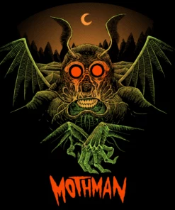Wicked Clothes 'Beware Mothman' Shirt