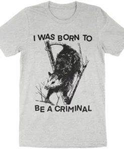 Wicked Clothes 'Born Again Criminal' Shirt