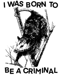 Wicked Clothes 'Born Again Criminal' Shirt