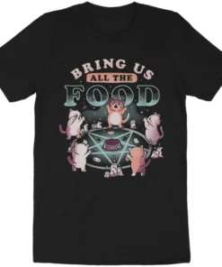 Wicked Clothes 'Bring Us All The Food' Shirt New