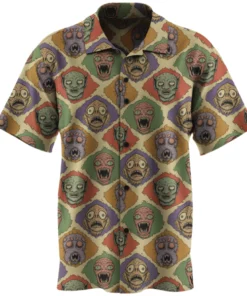 Wicked Clothes New 'Creepy Creatures' Button-Up Shirt