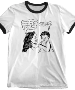 Wicked Clothes 'Cremated' Ringer Shirt BESTSELLERS