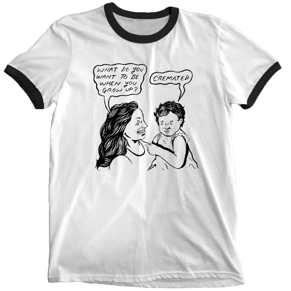 Wicked Clothes 'Cremated' Ringer Shirt BESTSELLERS 4 Wicked Clothes 'Cremated' Ringer Shirt BESTSELLERS