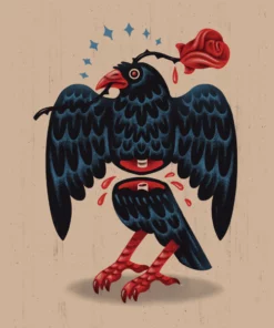 Wicked Clothes 'Crow' Shirt