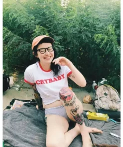 Wicked Clothes 'Crybaby' Ringer Shirt