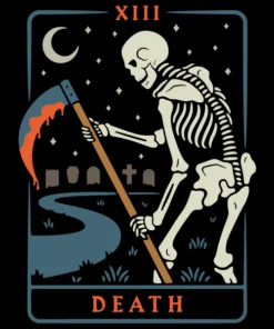 Wicked Clothes Death Tarot Shirt Bones