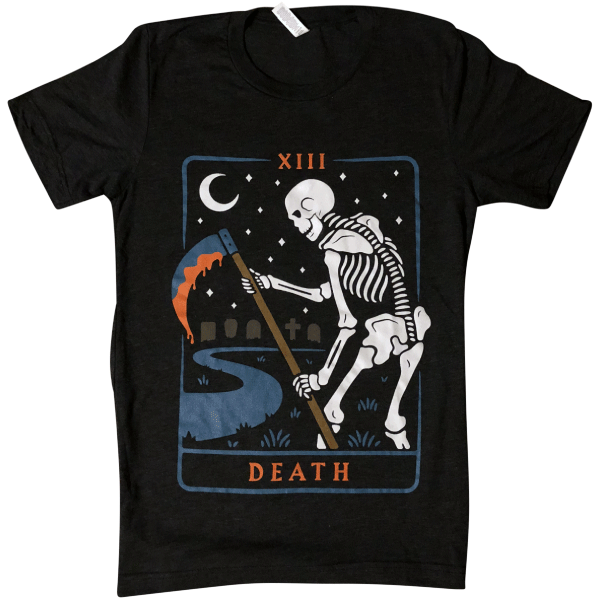 Wicked Clothes Death Tarot Shirt Bones 7 Wicked Clothes Death Tarot Shirt Bones