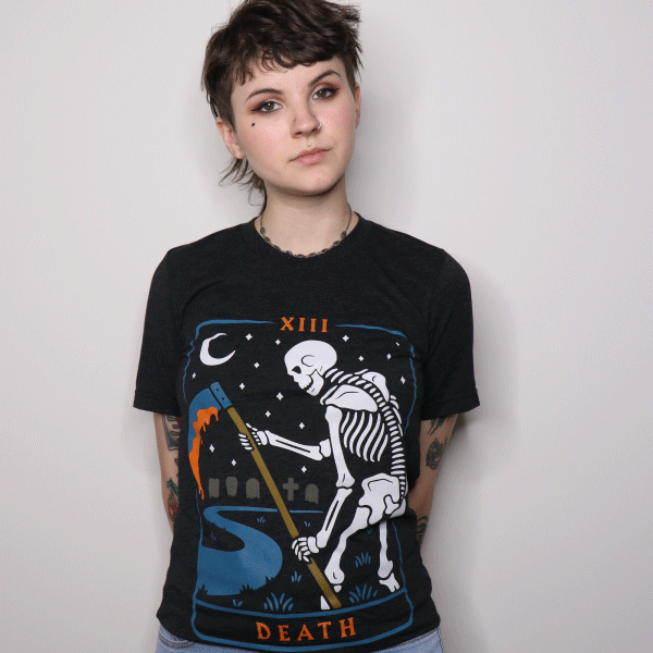 Wicked Clothes Death Tarot Shirt Bones 4 Wicked Clothes Death Tarot Shirt Bones