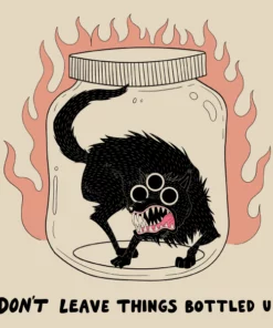 Wicked Clothes 'Bottled Up' Shirt New