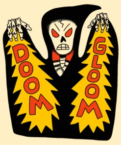 Wicked Clothes 'Doom & Gloom' Shirt New