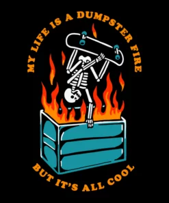 Wicked Clothes 'Dumpster Fire' Shirt