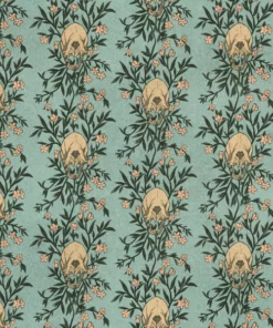 Wicked Clothes 'Floral Bats' High-Waisted Underwear New