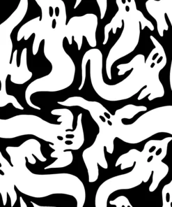 Wicked Clothes 'Ghosts' Button-Up Shirt