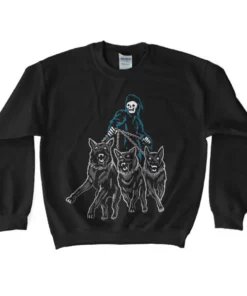 Wicked Clothes Bones Reaper Dogs Sweatshirt