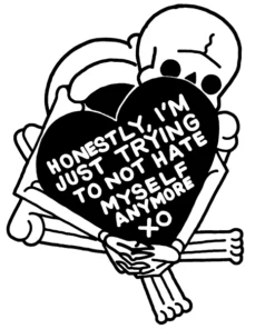 Wicked Clothes Hate Myself Ringer Shirt