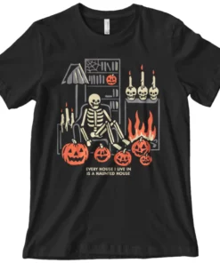 Wicked Clothes Bones Haunted House Shirt