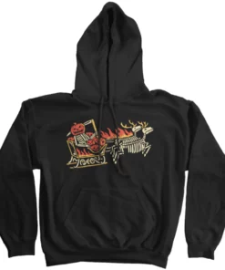 Wicked Clothes Haunted Sleigh Hoodie