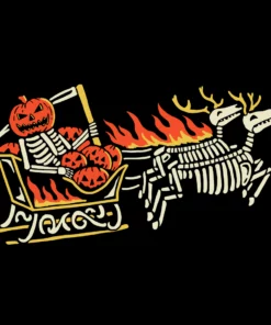 Wicked Clothes Haunted Sleigh Hoodie