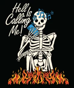 Wicked Clothes 'Hell Is Calling' Shirt New