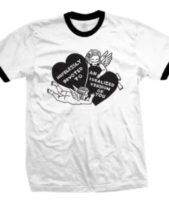 Wicked Clothes Hopelessly Devoted Ringer Shirt