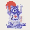 Wicked Clothes 'I Love Trash' Shirt
