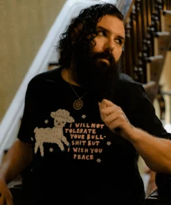 Wicked Clothes'Wish You Peace' Shirt New