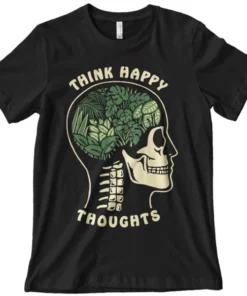 Wicked Clothes 'Think Happy Thoughts' Shirt New