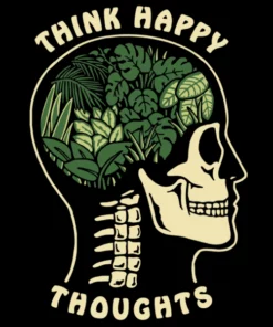 Wicked Clothes 'Think Happy Thoughts' Shirt New