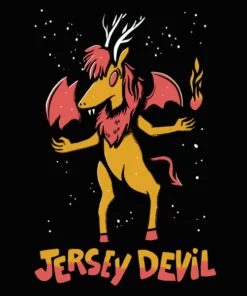 Wicked Clothes Cryptids Jersey Devil Shirt