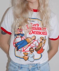 Wicked Clothes BESTSELLERS 'Let's Summon Demons' Ringer Shirt