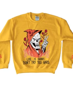 Wicked Clothes Don't Try Too Hard Sweatshirt