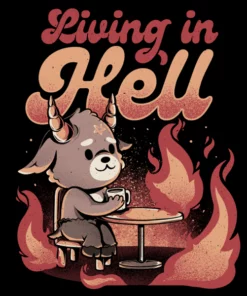 Wicked Clothes 'Living In Hell' Shirt