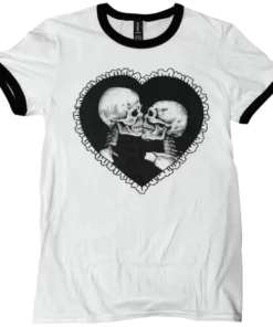 Wicked Clothes BESTSELLERS 'Love After Death' Ringer Shirt