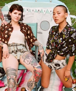 Wicked Clothes New 'Plants' Button-Up Shirt