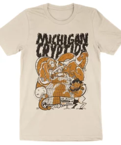 Wicked Clothes 'Michigan Cryptids' Shirt New