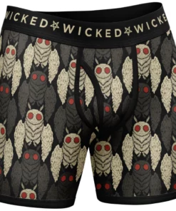 Wicked Clothes 'Mothman' Boxer Briefs New