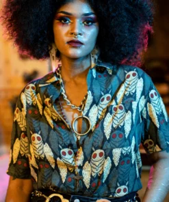 Wicked Clothes Button-Ups Mothman Button-Up Shirt