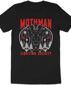 Wicked Clothes 'Mothman Sighting Society' Shirt New