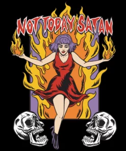 Wicked Clothes 'Not Today Satan' Sweatshirt