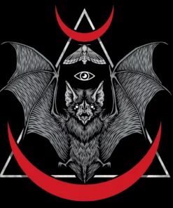 Wicked Clothes 'Occult Bat' Shirt BESTSELLERS