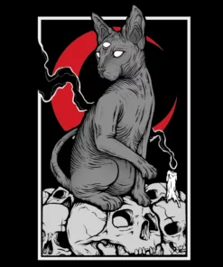 Wicked Clothes 'Occult Cat' Shirt