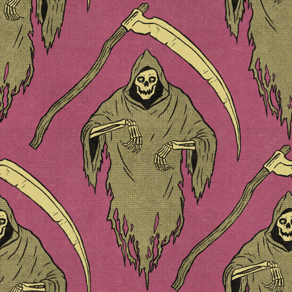 Wicked Clothes 'Pink Reaper' High-Waisted Underwear New 4 Wicked Clothes 'Pink Reaper' High-Waisted Underwear New