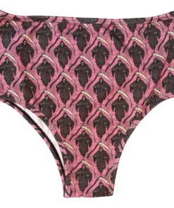 Wicked Clothes'Pink Reaper' High-Waisted Underwear New