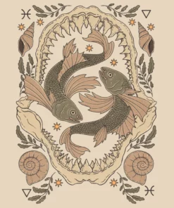 Wicked Clothes 'Pisces' Shirt New