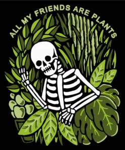 Wicked Clothes Bones Plant Friends Sweatshirt