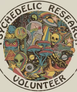 Wicked Clothes BESTSELLERS 'Psychedelic Research Volunteer' Ringer Shirt