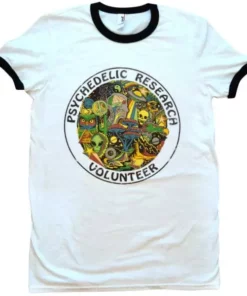 Wicked Clothes BESTSELLERS 'Psychedelic Research Volunteer' Ringer Shirt