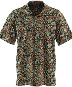 Wicked Clothes New 'Pumpkin King' Button-Up Shirt